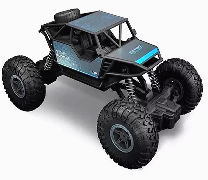 Carrinho de Controle Remoto Big Foot Com Suspensão Off-Road